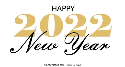Happy new year graphic in vector quality.