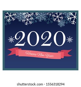 Happy New Year greeting for 2020