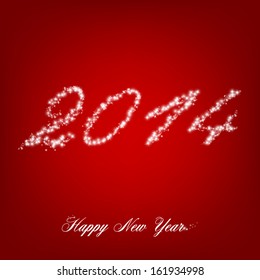 Happy New Year greeting card