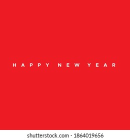 Happy New Year greeting card background vector