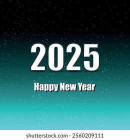 Happy new year greeting card. Abstract or vector background. 