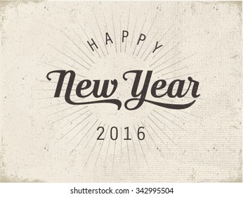 Happy new year greeting card