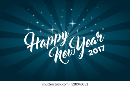 Happy new year greeting card
