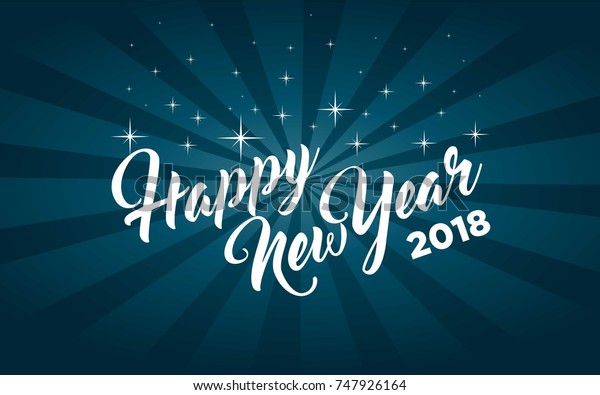 Happy new year greeting card