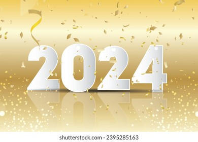 Happy New Year Greetings background for new year themed party invitations.