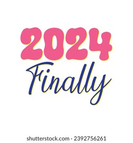 Happy New Year Groovy Design 2023