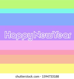 Happy New Year Handlettering 2020