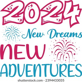 
Happy New Year, Hello 2024 - Vector T-shirt Design. This versatile design is ideal for prints, t-shirt, mug, poster, and many other tasks. Good Quotes For Happy New Year,

