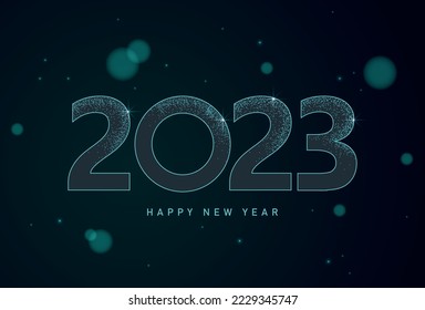 Happy new year. Holiday background. 2023. Happy new year. 2023 new year. Happy new year design. Luxury holiday background for calendar or web banner. 2023 celebration