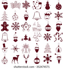 Happy New Year. Holiday pattern