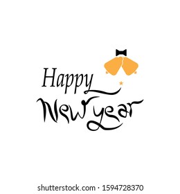 Happy new year icon and symbol template