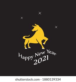 diseño de ilustración del icono de año nuevo feliz
