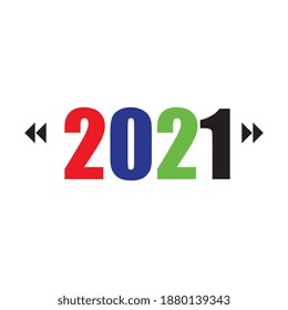 happy new year Icon Vector illustration design