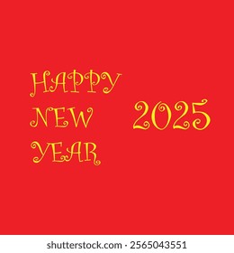 Happy new year icon vector logo design template