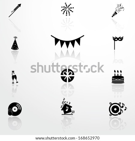 Happy New Year icons