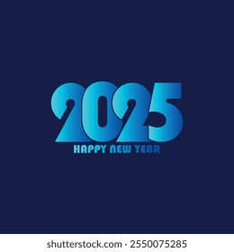 feliz ano novo ícones vetor design 2025