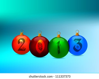 happy new year illustration
