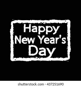 happy new year Illustration design