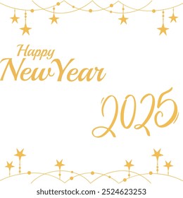 happy new year illustration desing