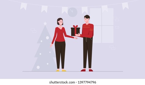 Happy New Year illustration. Vector design for banner or flyer or greeting card.