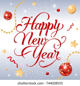 Happy New Year Inscription