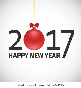 Happy new year inscription background