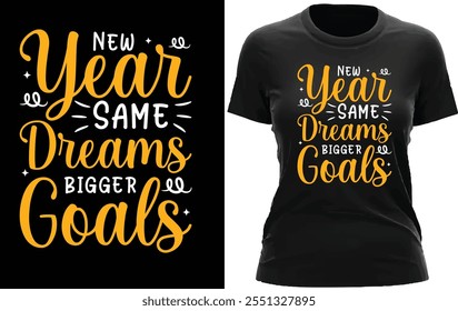 Happy new year inspirational t shirt designs