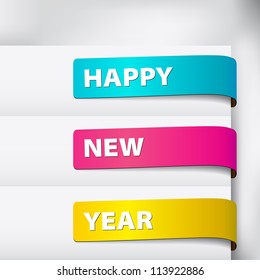 Happy new year Labels / Stickers