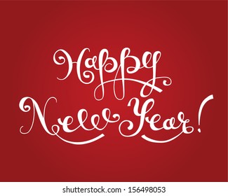 Happy New Year! lettering
