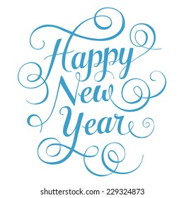 Happy New Year. Lettering