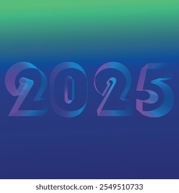 Happy New Year. Lettering text for Happy New Year