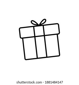 Happy New Year line icons set, outline vector symbol collection