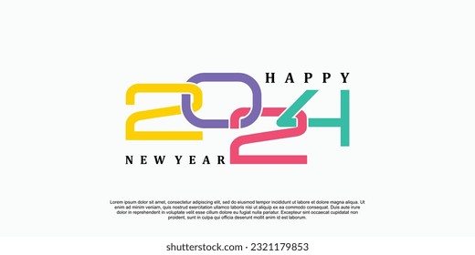 Happy New Year Logo Design