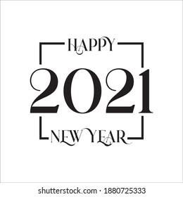 Happy New Year Logo Icon Vector Stock Vector (Royalty Free) 1880725333 ...