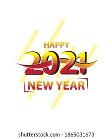 Logo des glücklichen neuen Jahres