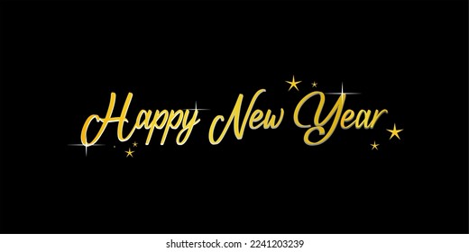 happy new year, luxury background