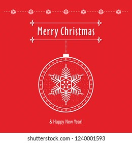 
Happy New Year and Merry Christmas. For greeting card, flyers, invitations, posters, brochure, banners, calendar. Vector
