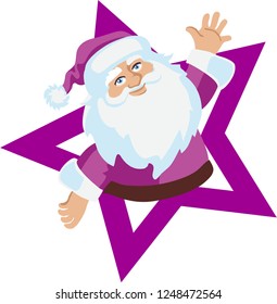Happy new year Merry  Christmas 2019 Santa Claus
