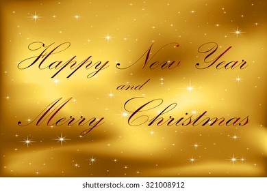 Happy New Year and Merry Christmas. Background
