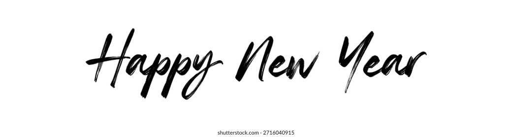 Feliz año Nuevo Diseño moderno de tipografía de guiones