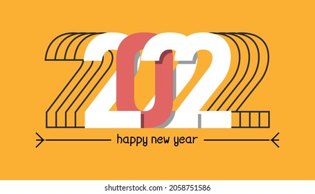 happy new year modern style