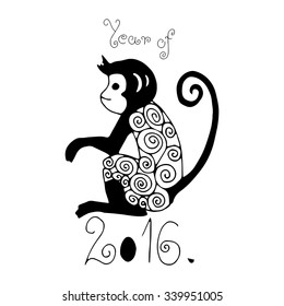 Happy New Year - Year of an Monkey 