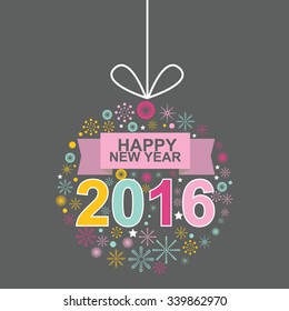 happy new year  monkey  vector design no 3