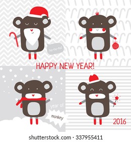 Happy new year monkeys