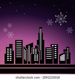happy new year from my city