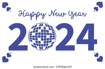 Happy New year Paper Cut Card Design New Year Card Design