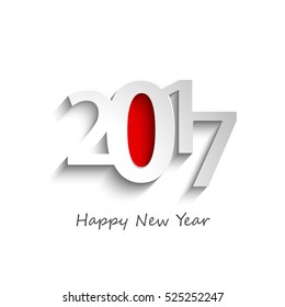 Happy new year party flyer .