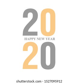 Happy new year party and logo with fireworks