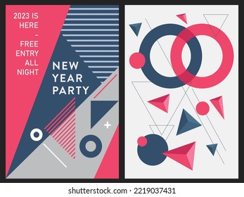 Happy new year party poster