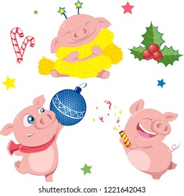 Happy New Year pigs